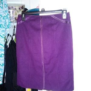 Ann Taylor Purple Skirt